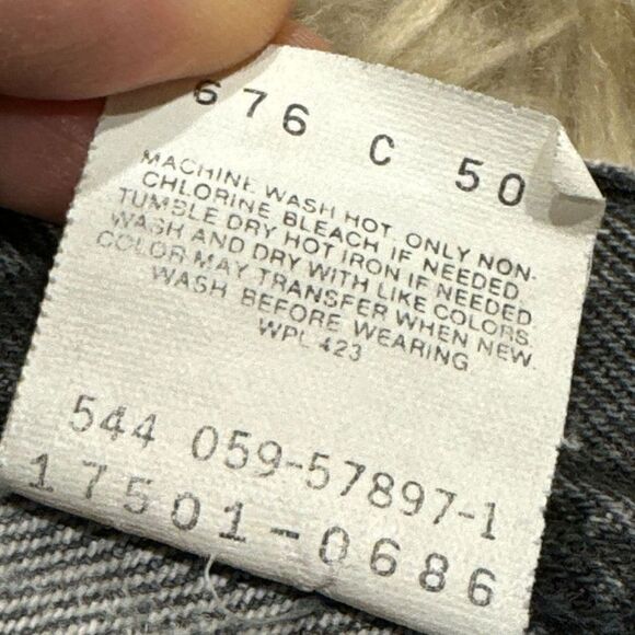 Vintage Levi’s acid washed jeans Size 13 - Picture 3 of 8